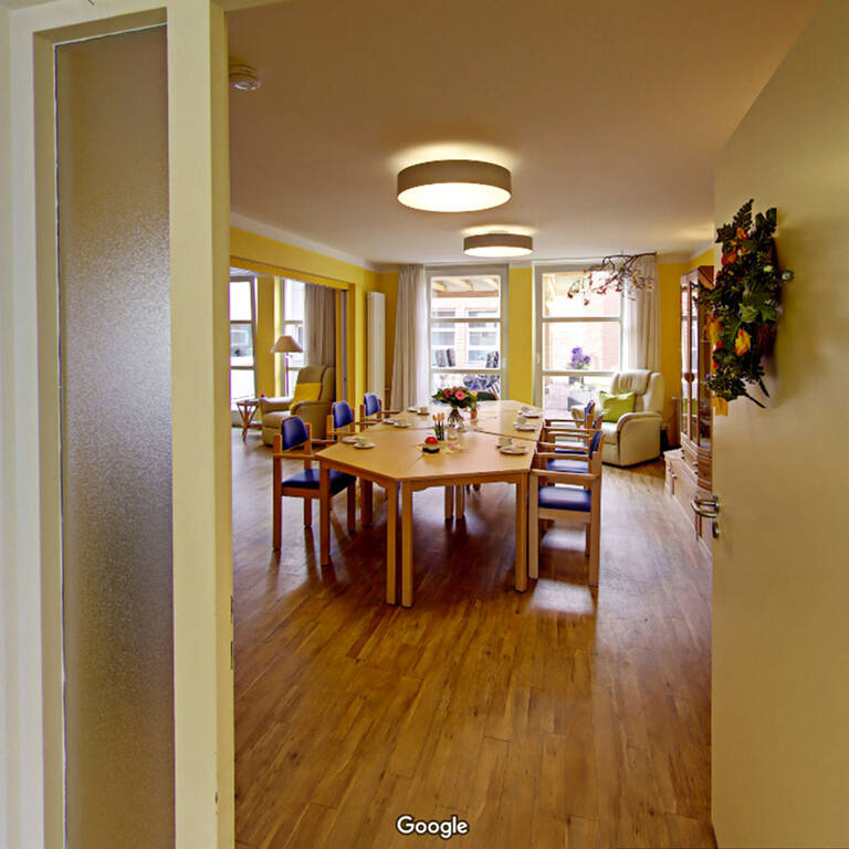 Rundgang im Aufenthaltsraum